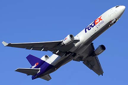 FedEx Express McDonnell-Douglas MD-11F N582FE, Phoenix Sky Harbor, December 24, 2014